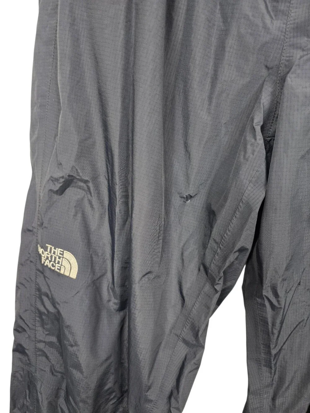 The North Face HyVent Waterproof Rain Pants Men XL Black Mesh Lined Hiking